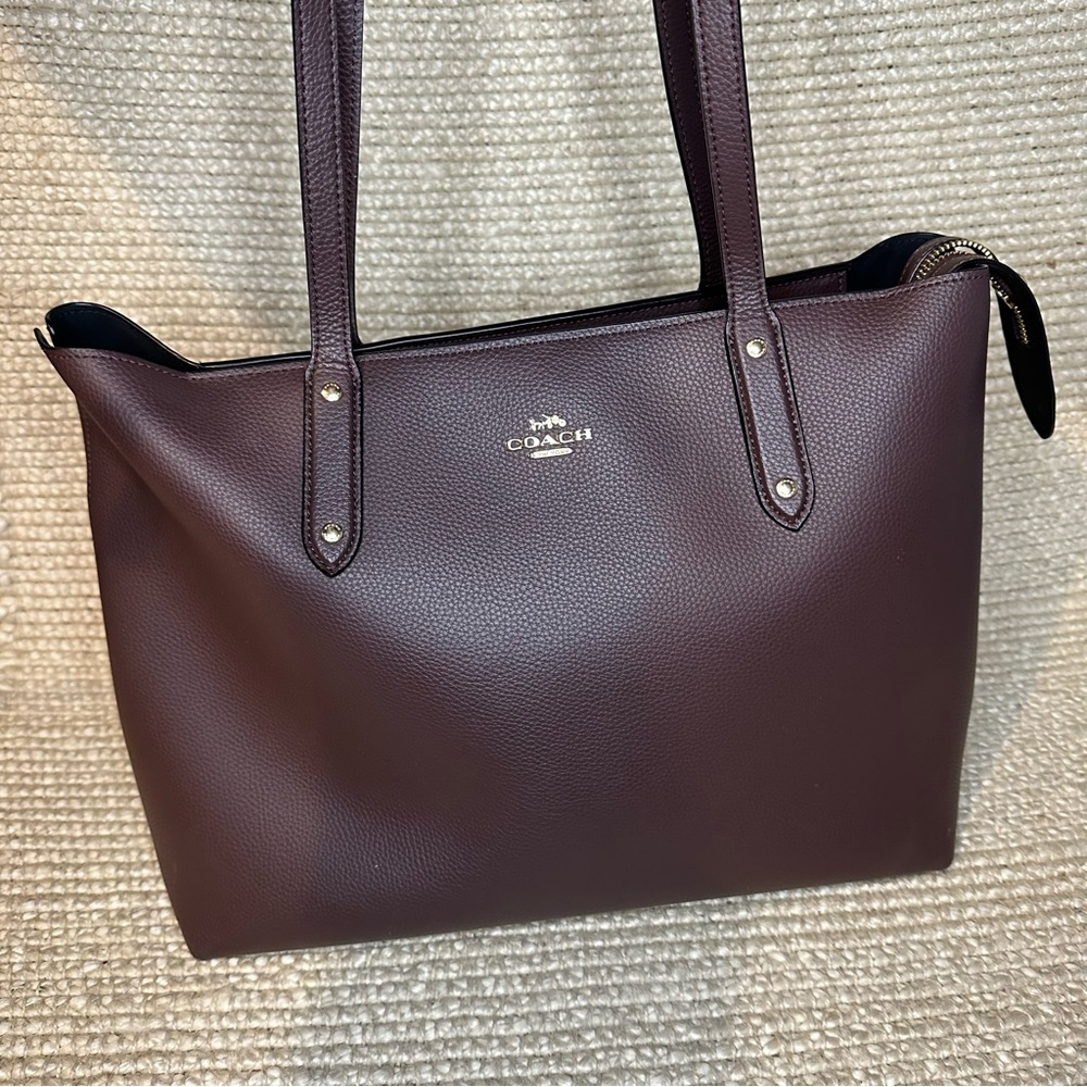 Coach Dark Brown Tote Bag